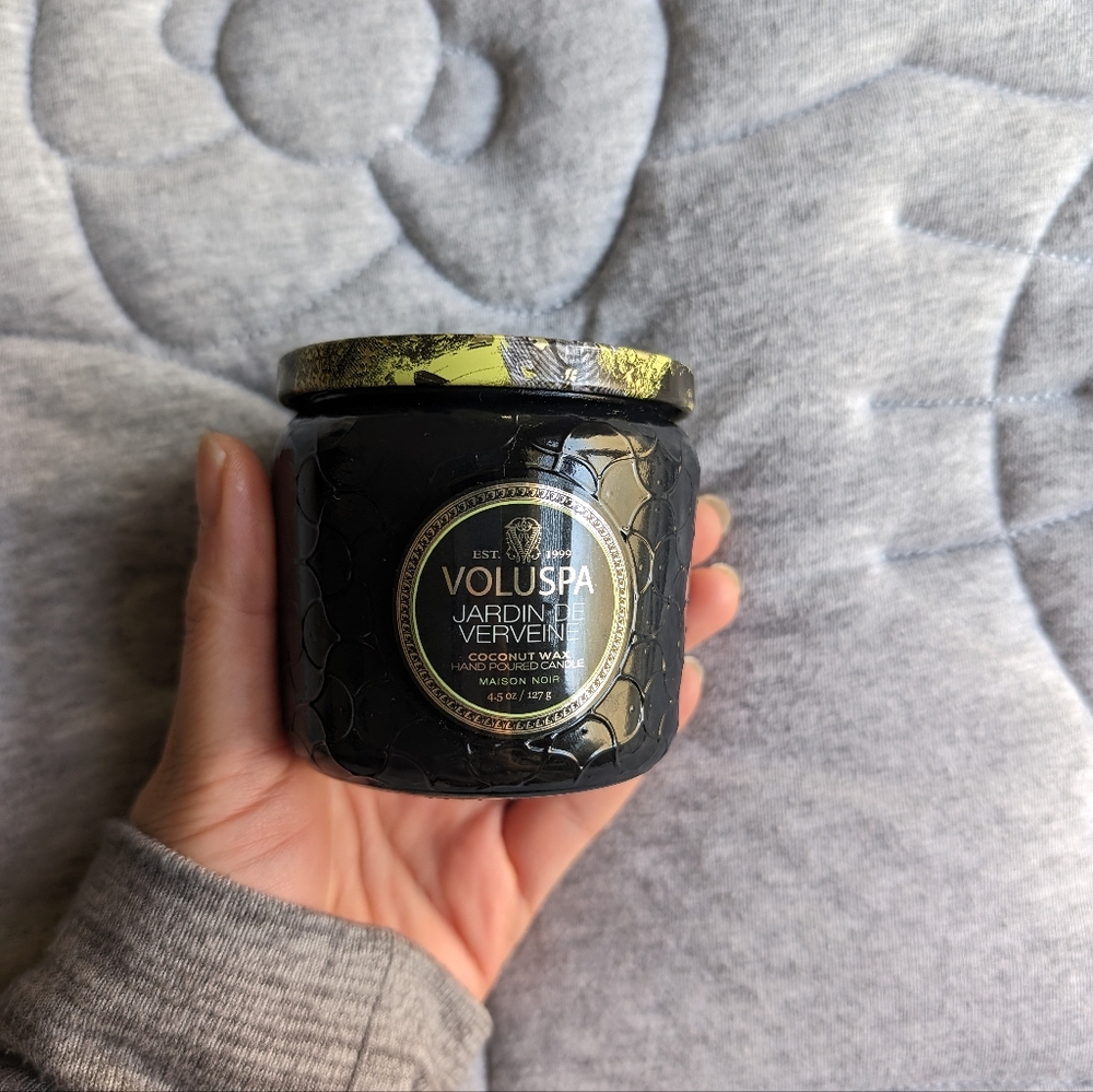 Empty mini Voluspa candle